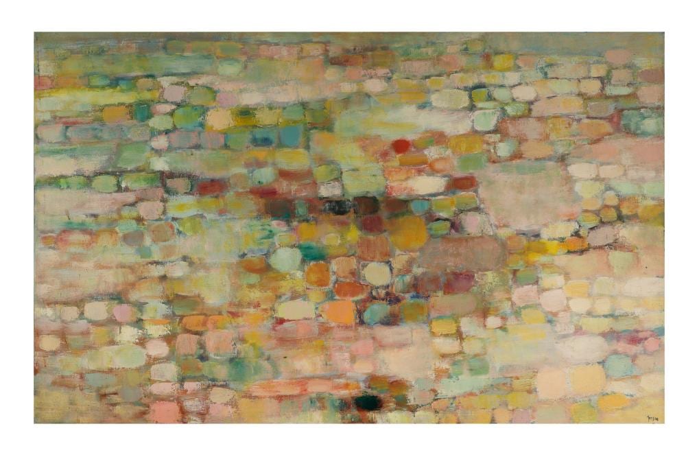 Marc Janson comparable auction result: marc janson 1930 2022 eaux claires 1947 huile sur toile sign e en bas droite titr e et dat e au dos