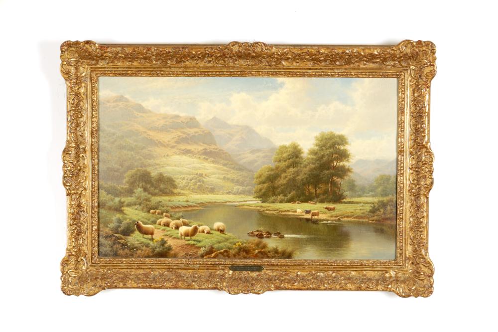 Walter J Watson comparable auction result: walter j watson british 1877 1963 oil on canvas river landscape entitled near beddgelert north wales