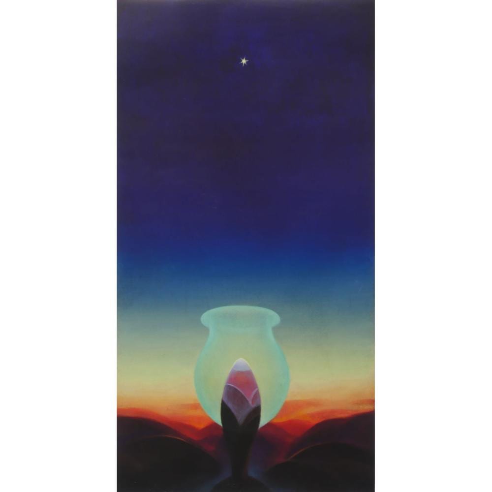 Agnes Pelton comparable auction result: agnes pelton star gazer lithograph