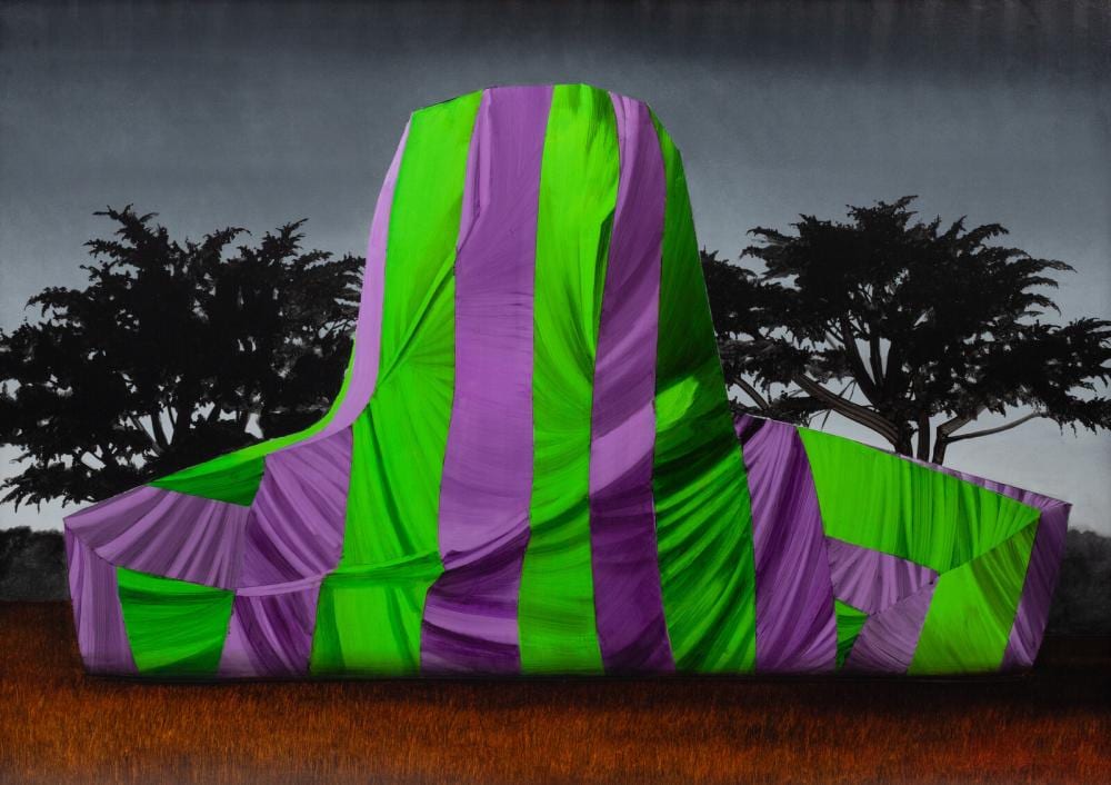 Michael Gregory comparable auction result: michael gregory american b 1955 tented house 2004
