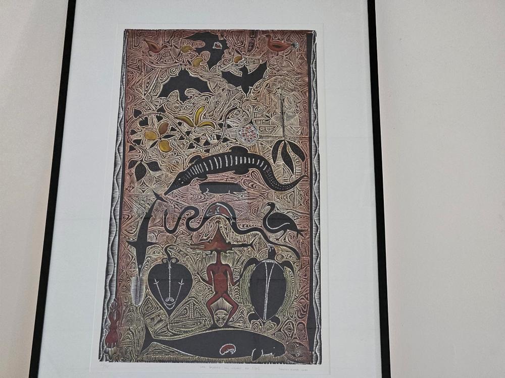 dennis nona aboriginal australian 1973 lag dap · Amanda Addams Auctions · 2025-04-06 Dennis Nona comparable auction result: dennis nona aboriginal australian 1973 lag dap