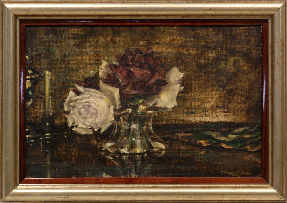 John Dykman comparable auction result: henry john dykman sa 1893 1972 oil still life flowers signed dated 1946 30 x 45