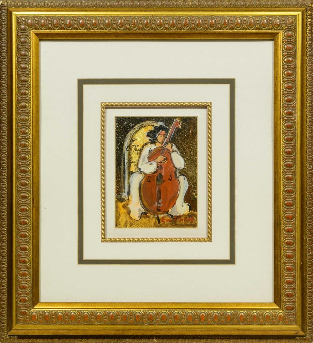 Este Mostert comparable auction result: este mostert sa born 1959 2 x oils musicians signed 20 x 14 each