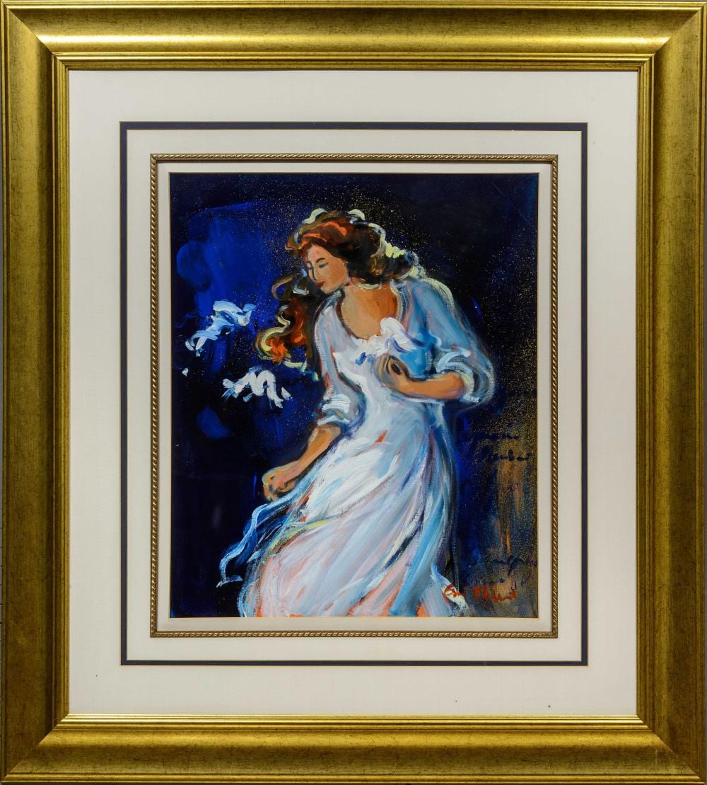 Este Mostert comparable auction result: este mostert sa born 1959 oil standing lady signed 60 x 48