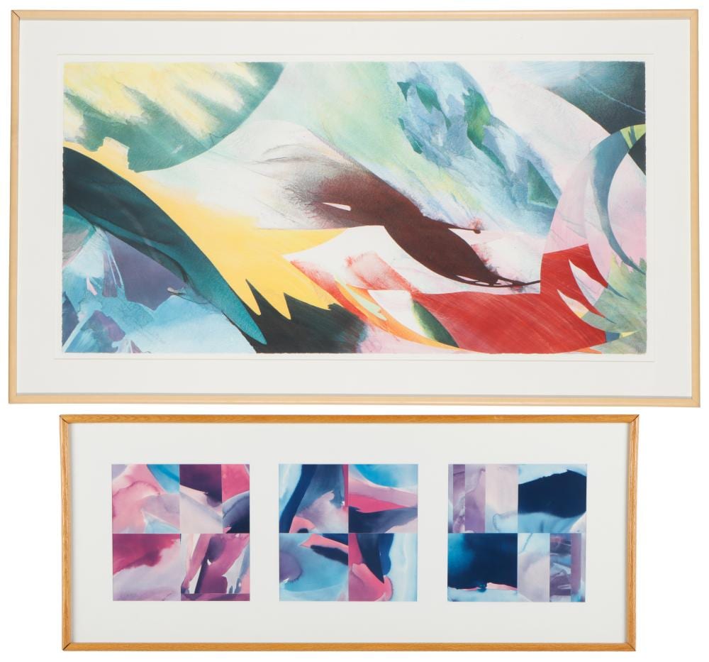 Peter Kitchell comparable auction result: peter kitchell american b 1950 2 lithographs