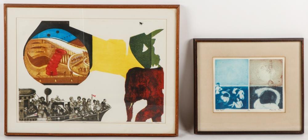Marvin Lowe comparable auction result: marvin lowe american 1922 2010 2 works