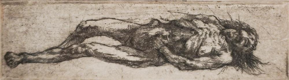 Sigmund Abeles comparable auction result: sigmund abeles american b 1934 reclining figure etching numbered 21 50 frame 11 x 18 1 2 in 27 9 x 47 cm