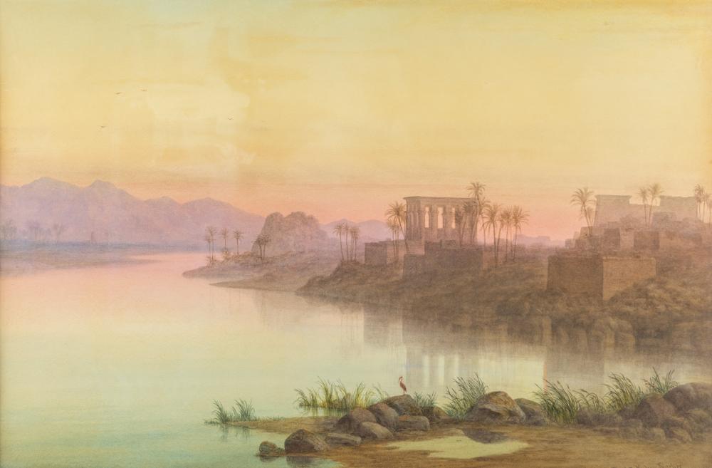 Charles Vacher comparable auction result: charles vacher 1818 1883 philae nubia