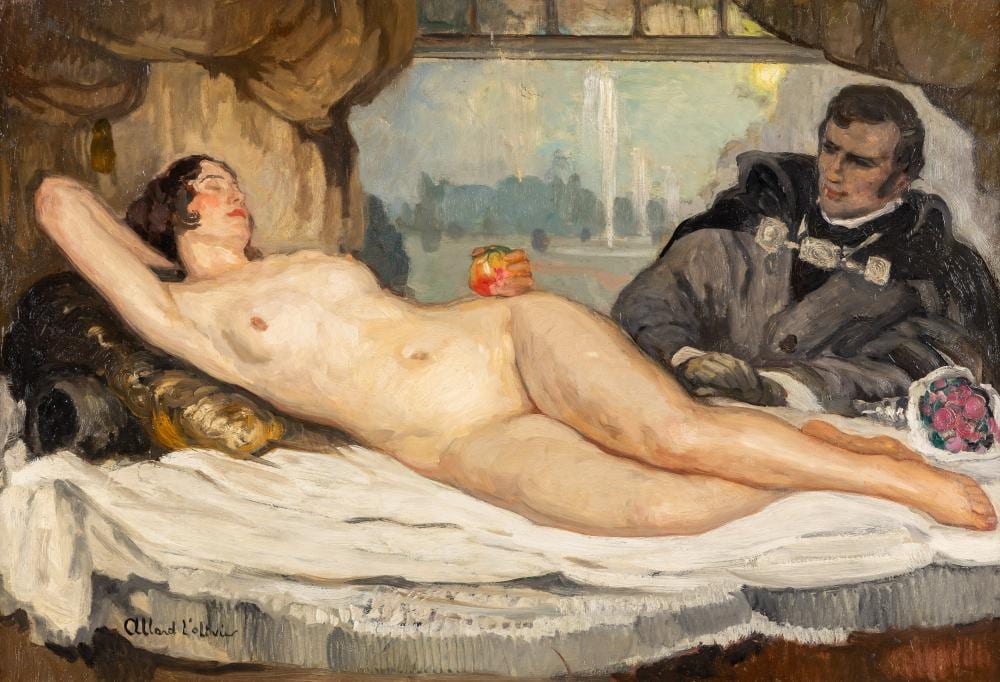 Fernand Allard-L'Olivier comparable auction result: fernand allard l olivier 1883 1933 olympia