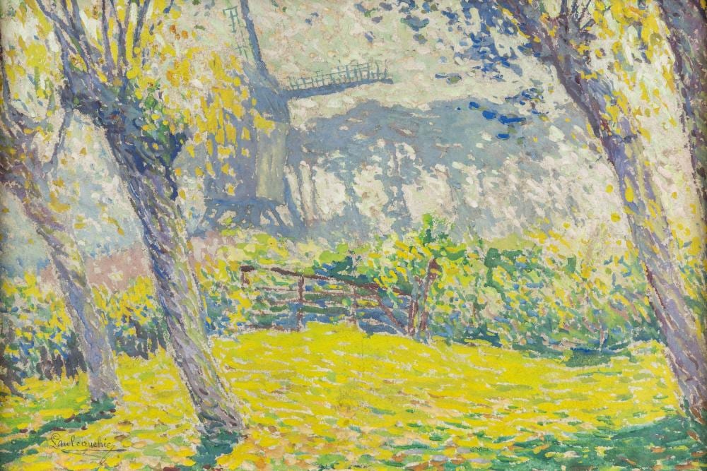 paul cauchie 1875 1952 le moulin du kalf knokke · Flanders Auctions · 2025-04-28 Paul Cauchie comparable auction result: paul cauchie 1875 1952 le moulin du kalf knokke