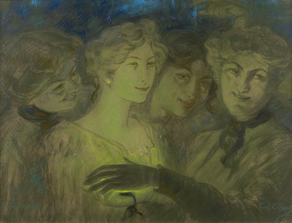 Paul Cirou comparable auction result: paul cirou 1869 1951 les lucioles