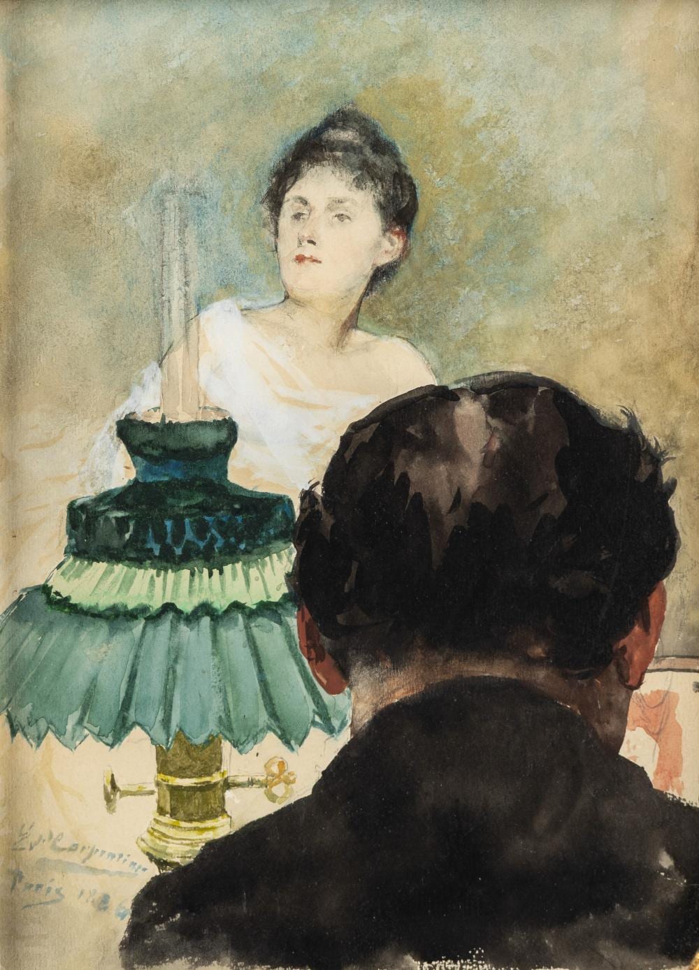 Evariste Carpentier comparable auction result: evariste carpentier 1845 1922 parisian life 1886