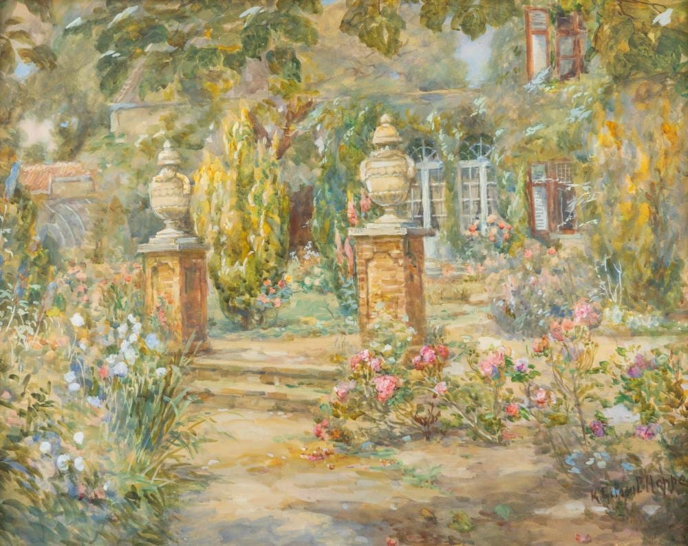 Ketty Gilsoul-Hoppe comparable auction result: ketty gilsoul hoppe 1868 1939 blooming garden