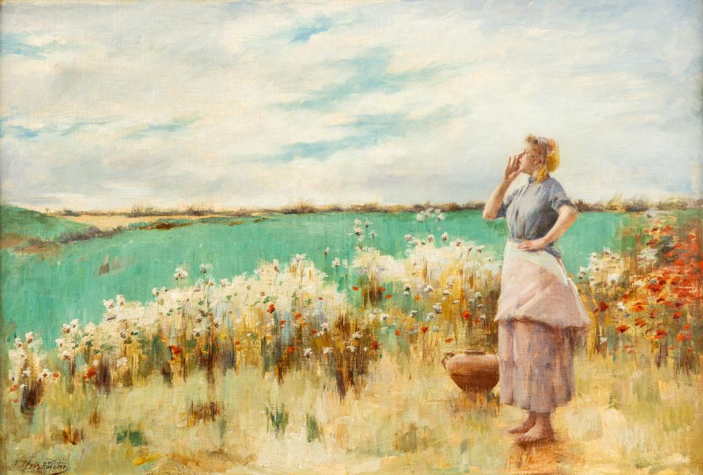 Sarkis Diranian comparable auction result: sarkis diranian 1860 1918 summer day