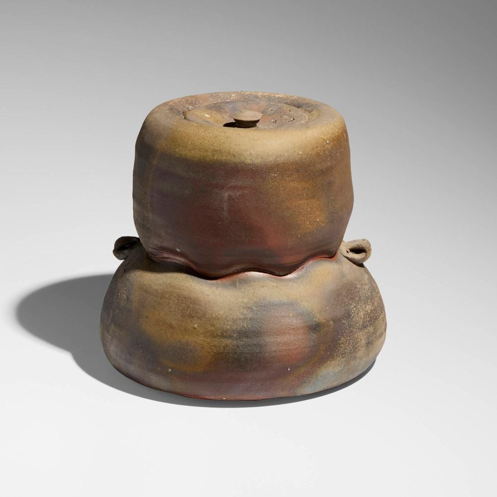 paul chaleff covered jar form · Rago Arts and Auction Center · 2025-04-11 Paul Chaleff comparable auction result: paul chaleff covered jar form