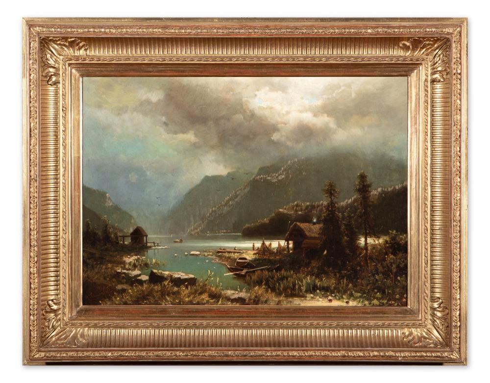adolf chwala czech bohemian 1836 1900 fisherman s hut at lake brienzersee · Einszwei Gallery · 2025-05-26 Adolf Chwala comparable auction result: adolf chwala czech bohemian 1836 1900 fisherman s hut at lake brienzersee