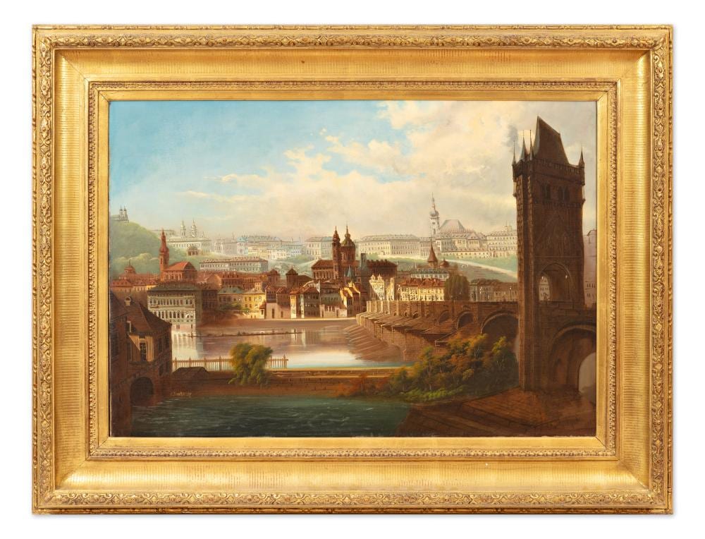 johann wilhelm jankowski austria austrian 1825 1870 view of prague · Einszwei Gallery · 2025-05-26 Johann Wilhelm Jankowski comparable auction result: johann wilhelm jankowski austria austrian 1825 1870 view of prague
