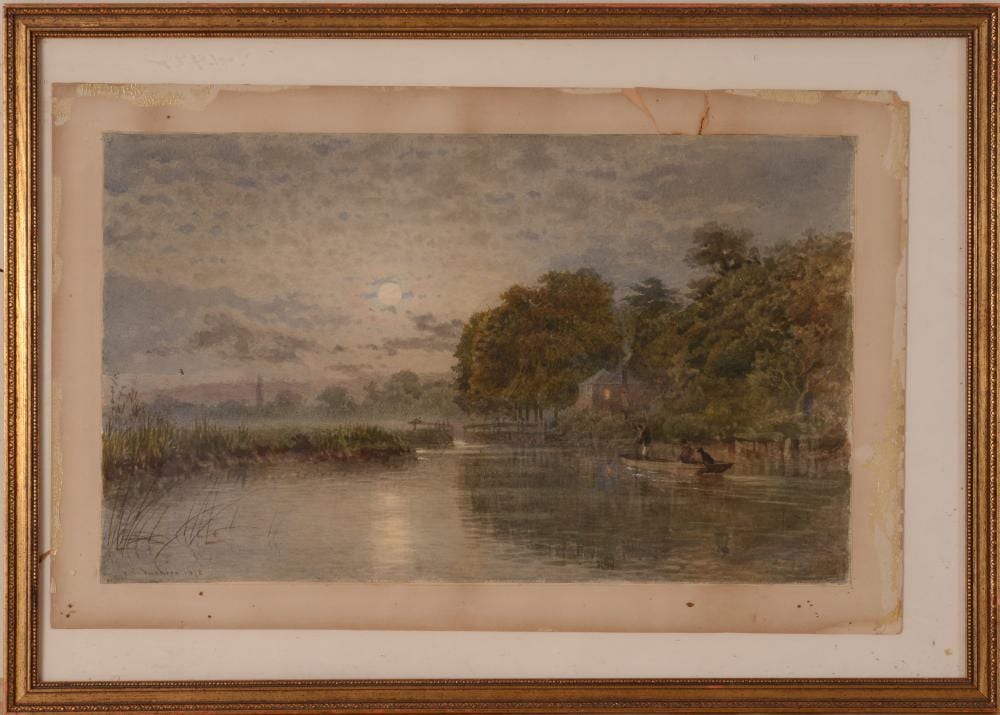 Samuel Phillips Jackson comparable auction result: samuel phillips jackson watercolor