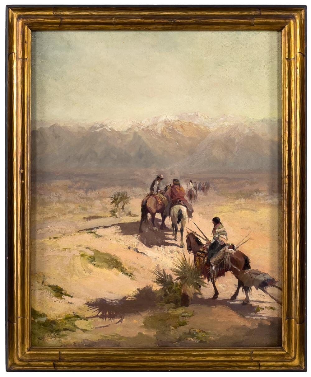 raphael lillywhite to the fiesta oil on board · Bradford's · 2025-04-27 Raphael Lillywhite comparable auction result: raphael lillywhite to the fiesta oil on board