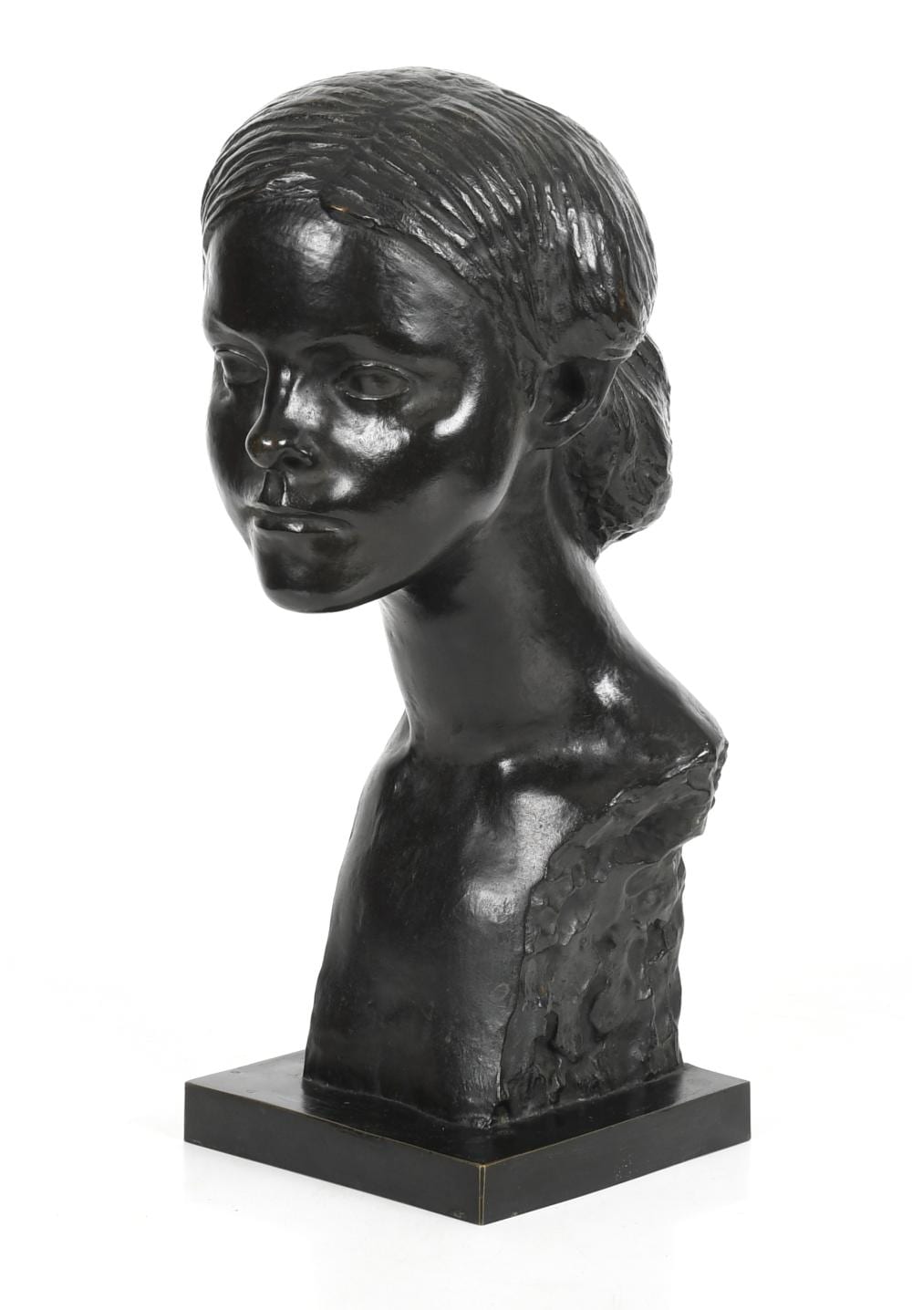 Alfredo Pina comparable auction result: alfredo pina 1883 1966 bronze bust of a woman