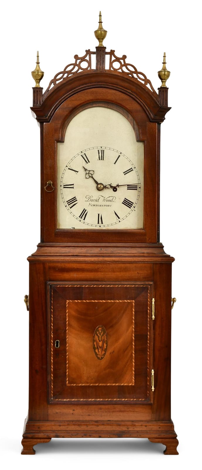 David Wood comparable auction result: david wood 1766 1850 shelf clock newburyport massachusetts