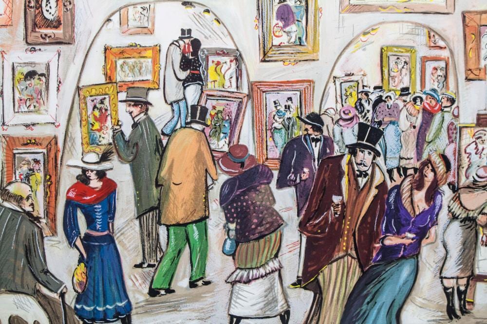 Shlomo Alter comparable auction result: shlomo alter 1936 die ausstellung the exhibition