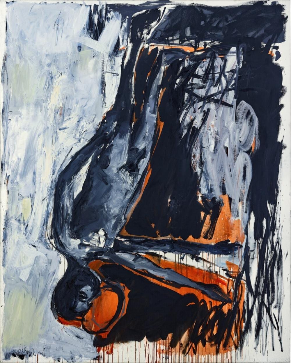 Georg Baselitz 格奧爾格・巴塞利茲 | Dreieck zwischen Arm und Rumpf (Triangle between Arm and Torso) 手臂和軀幹之間的三角形 comparable sale