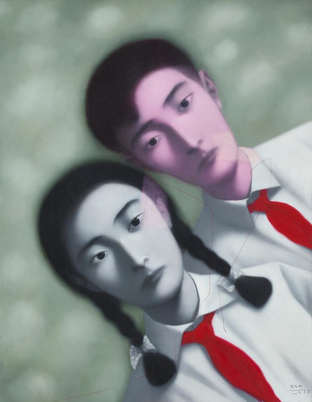 Zhang Xiaogang 張曉剛 | Bloodline: The Big Family 血緣：大家庭 comparable sale