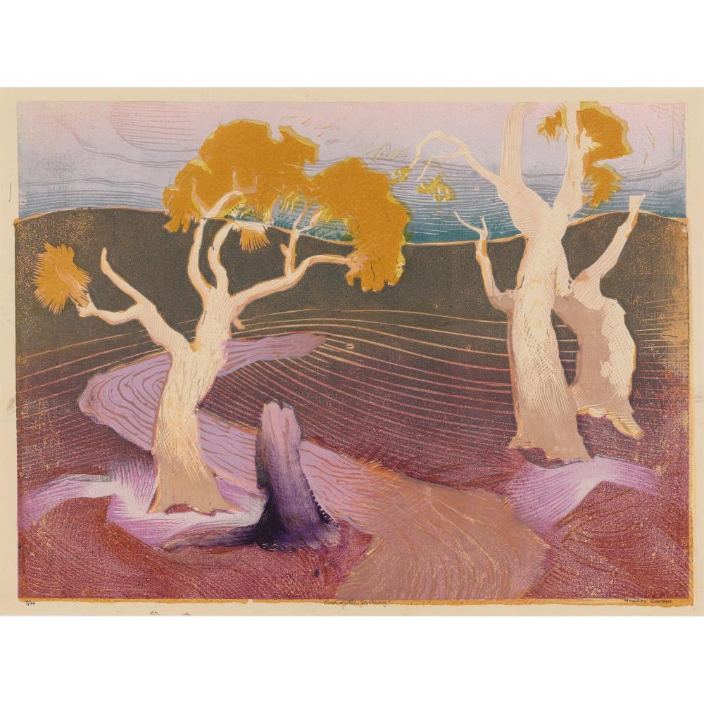 murray griffin 1903 1992 end of the journey 1974 linocut ed 9 20 33 x 43 5cm image 54 x 64cm frame · Leonard Joel · 2025-04-16 Murray Griffin comparable auction result: murray griffin 1903 1992 end of the journey 1974 linocut ed 9 20 33 x 43 5cm image 54 x 64cm frame