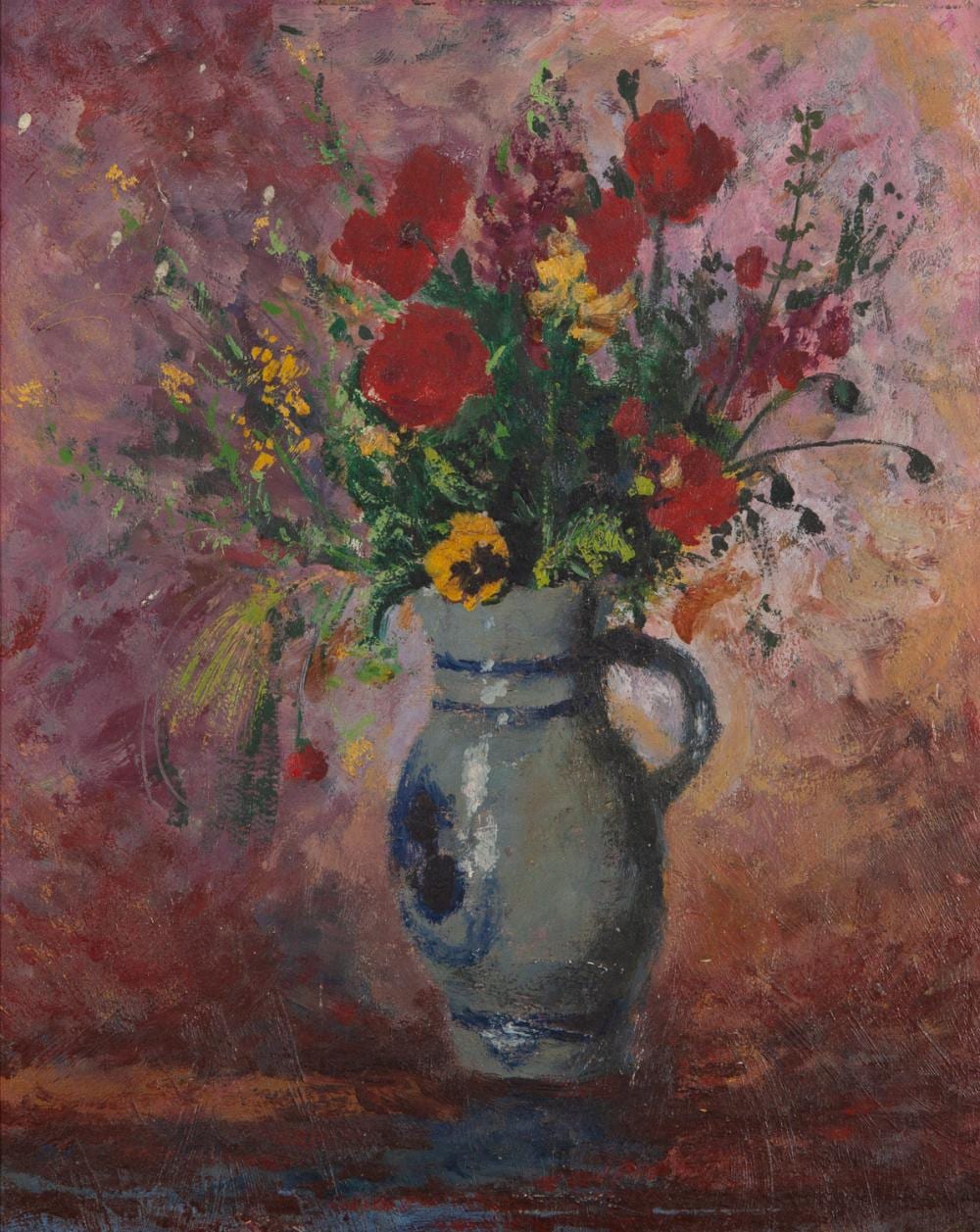 Douglas Watson comparable auction result: douglas watson still life oil on board