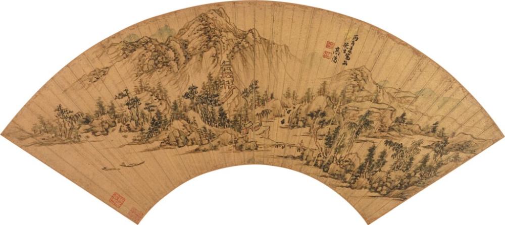 Zhen Wu comparable auction result: gao yang landscape after wu zhen