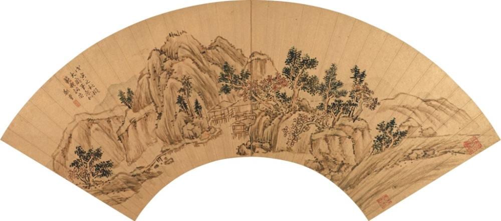 Huang Gongwang comparable auction result: zheng zhong landscape after huang gongwang