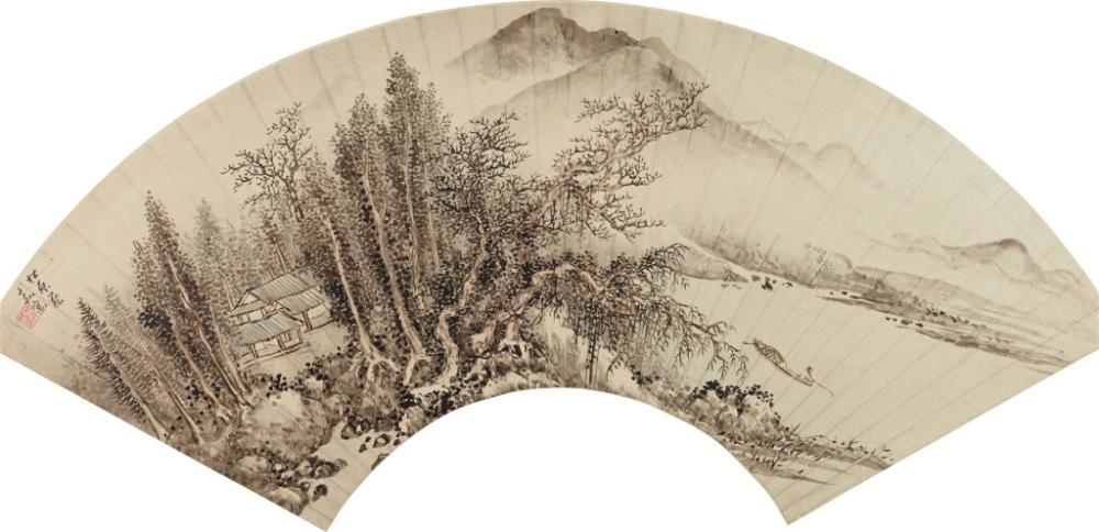 Zhen Wu comparable auction result: cai jia landscape after wu zhen