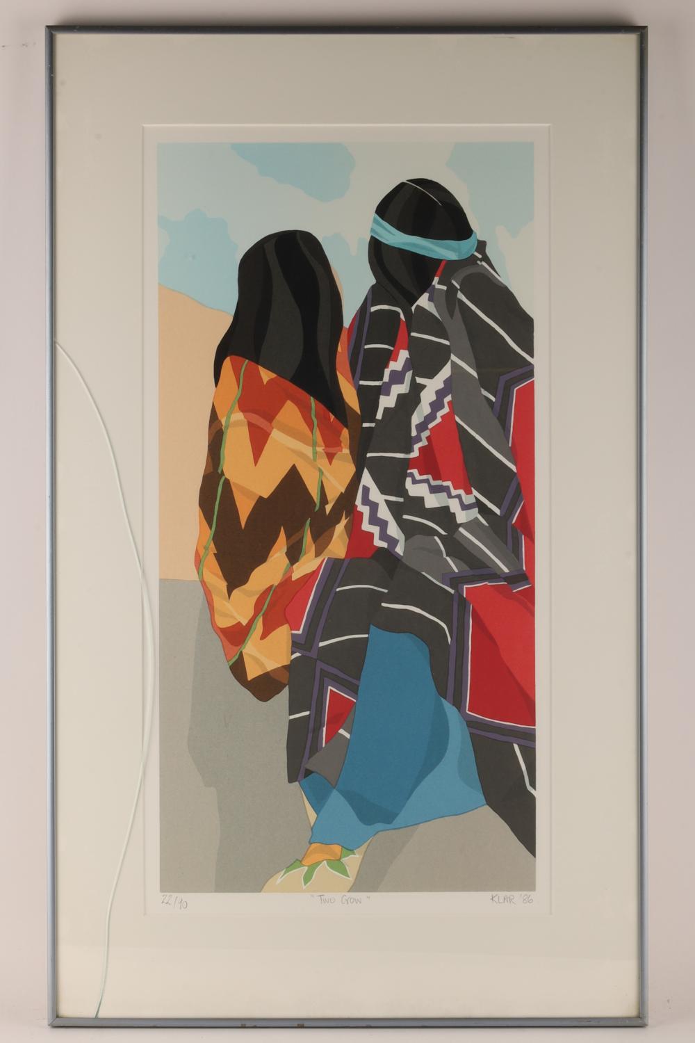 Irene Klar comparable auction result: irene klar canadian b 1950 serigraph 1986
