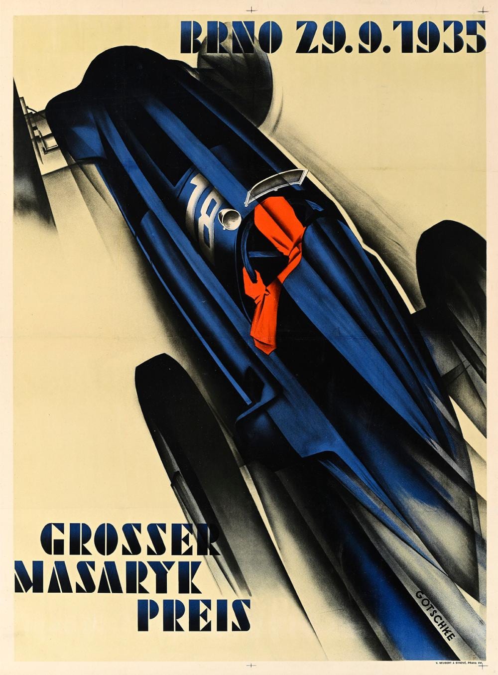 Walter Gotschke comparable auction result: walter gotschke 1912 2000 grosser masaryk preis 1935 49 x36 inches 125x97 cm v neubert a synov prague