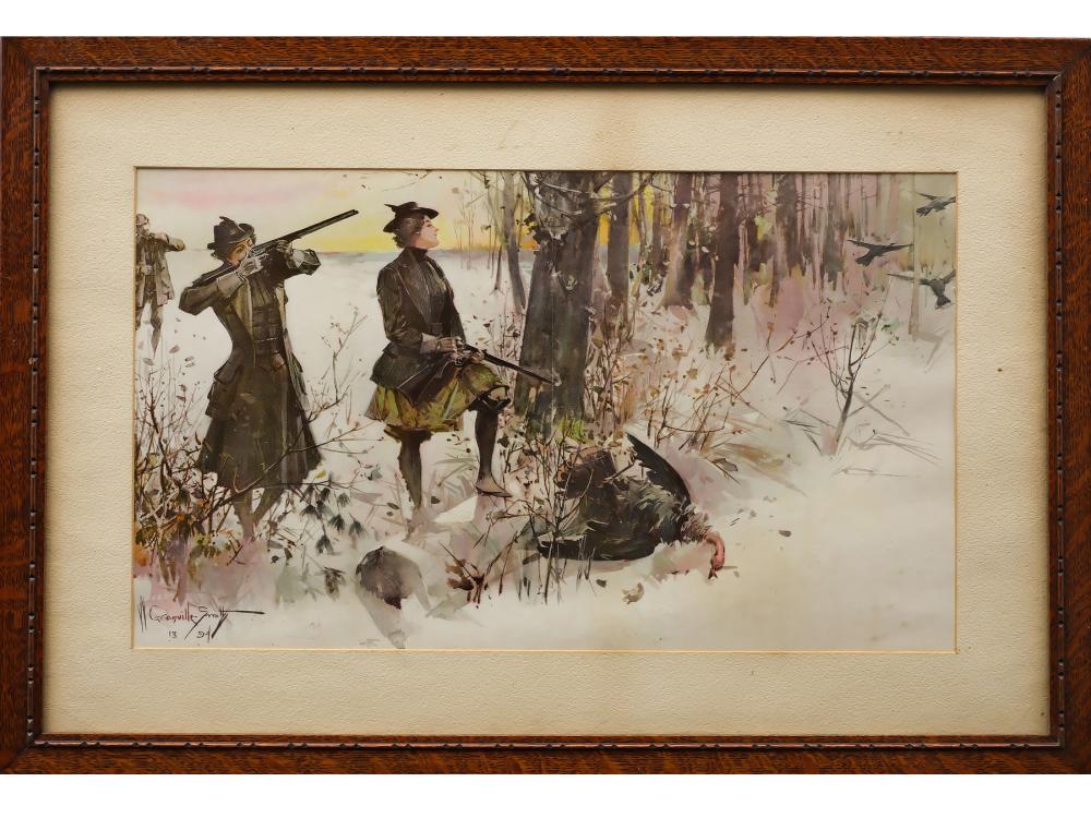 Walter Granville Smith comparable auction result: walter granville smith 1870 1938 watercolor on paper