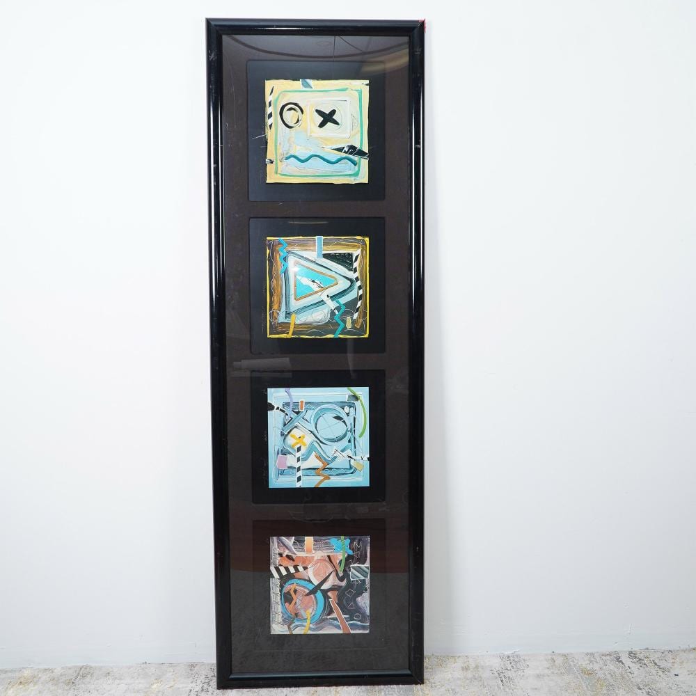 Marvin Markman comparable auction result: marvin markman four abstract serigraphs on paper four seasons signed