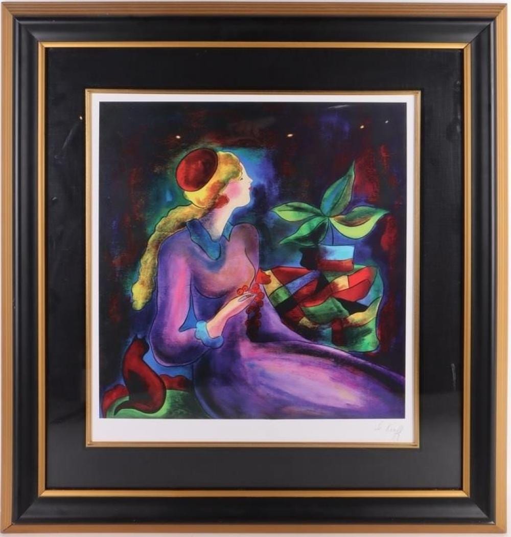 Linda LeKinf comparable auction result: le kinff passing time w max seriograph signed