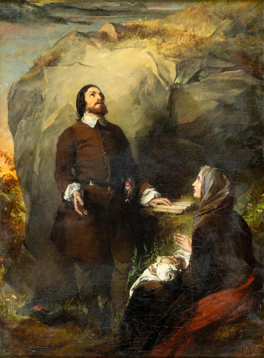 Alexander Johnston comparable auction result: alexander johnston uk 1815 1891 oil painting antique
