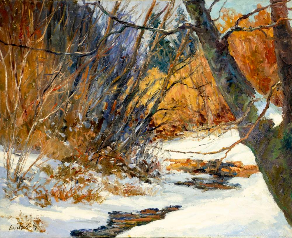 James McGinley comparable auction result: james mcginley nj ny md 1937 2021 oil painting