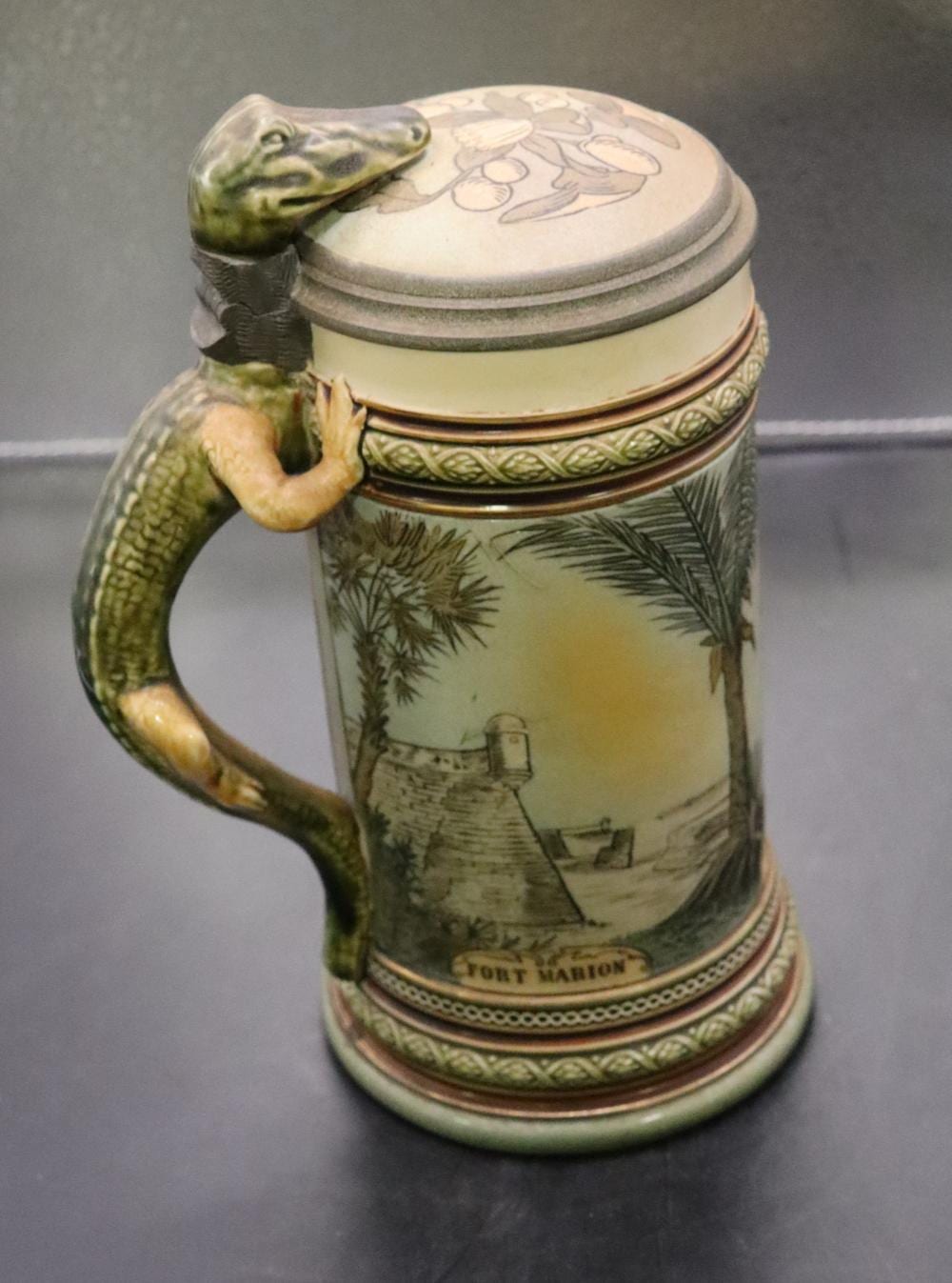 Mettlach comparable auction result: mettlach spanish coat of arms florida