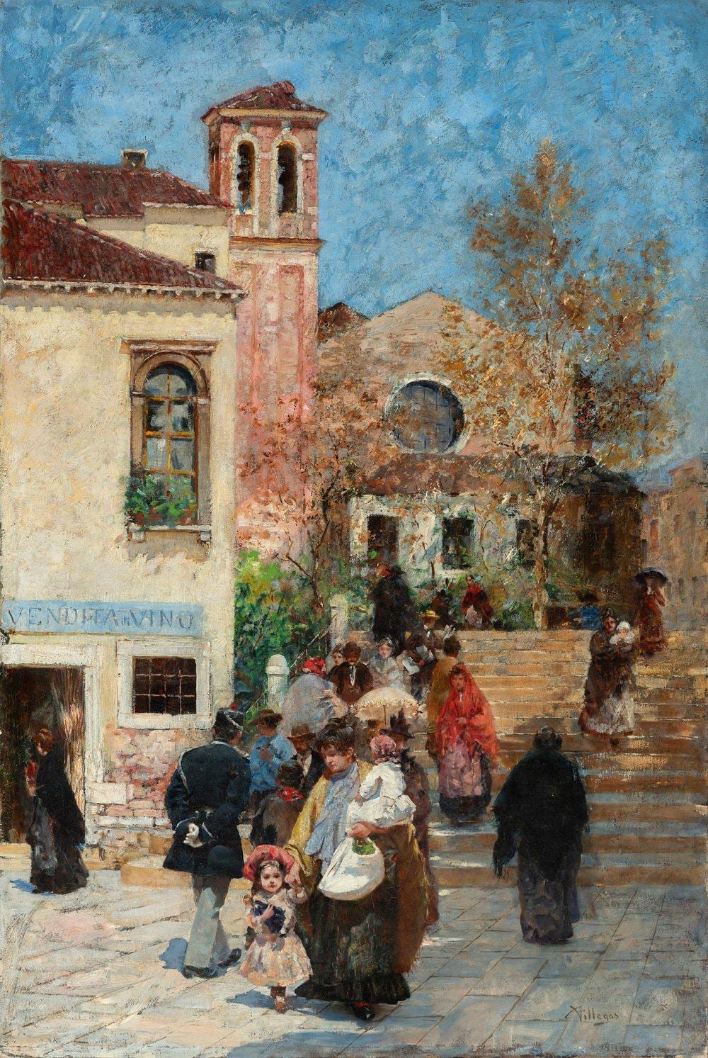 José Villegas y Cordero comparable auction result: jos villegas cordero seville 1848 madrid 1921 untitled oil on canvas attached certificate of authenticity issued by don angel castro signed in the lower left corner