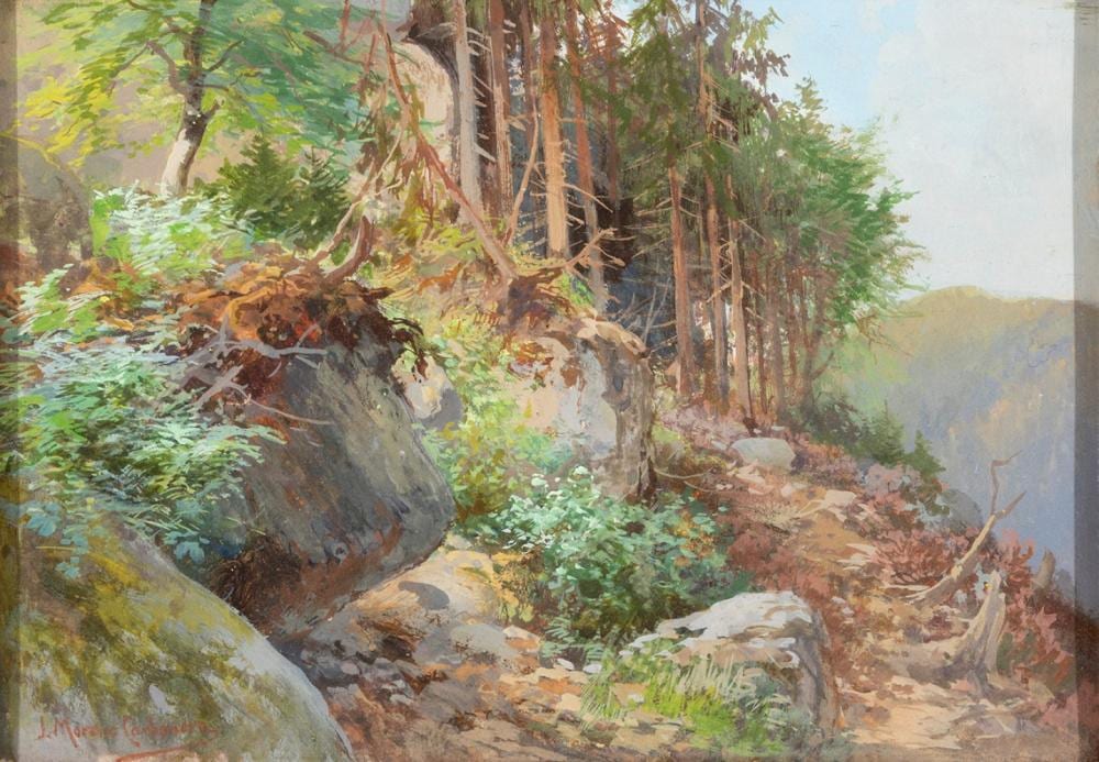 José Moreno Carbonero comparable auction result: jos moreno carbonero m laga 1860 madrid 1942 untitled oil on cardboard it has slight flaws in the frame signed in the lower left corner