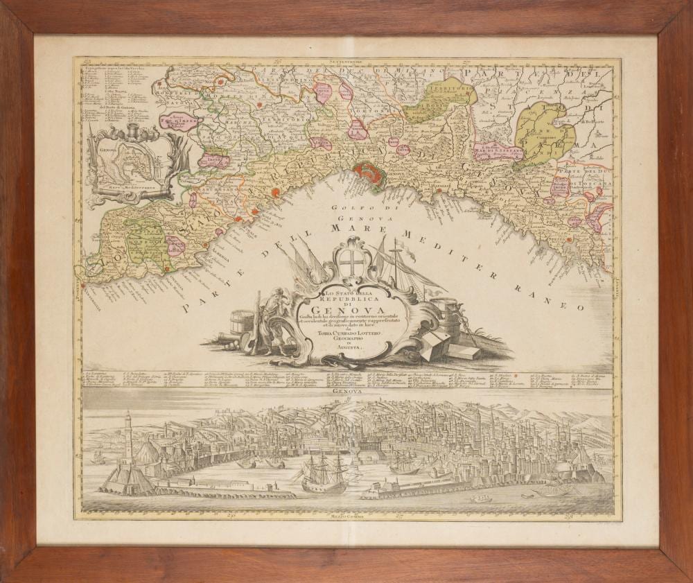 Tobias Conrad Lotter comparable auction result: tobias conrad lotter the state of the republic of genoa 1760