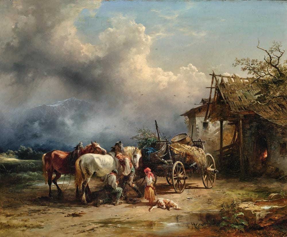 Friedrich Gauermann comparable auction result: friedrich gauermann
