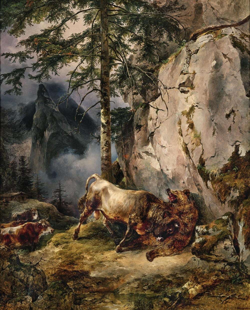 Friedrich Gauermann comparable auction result: friedrich gauermann