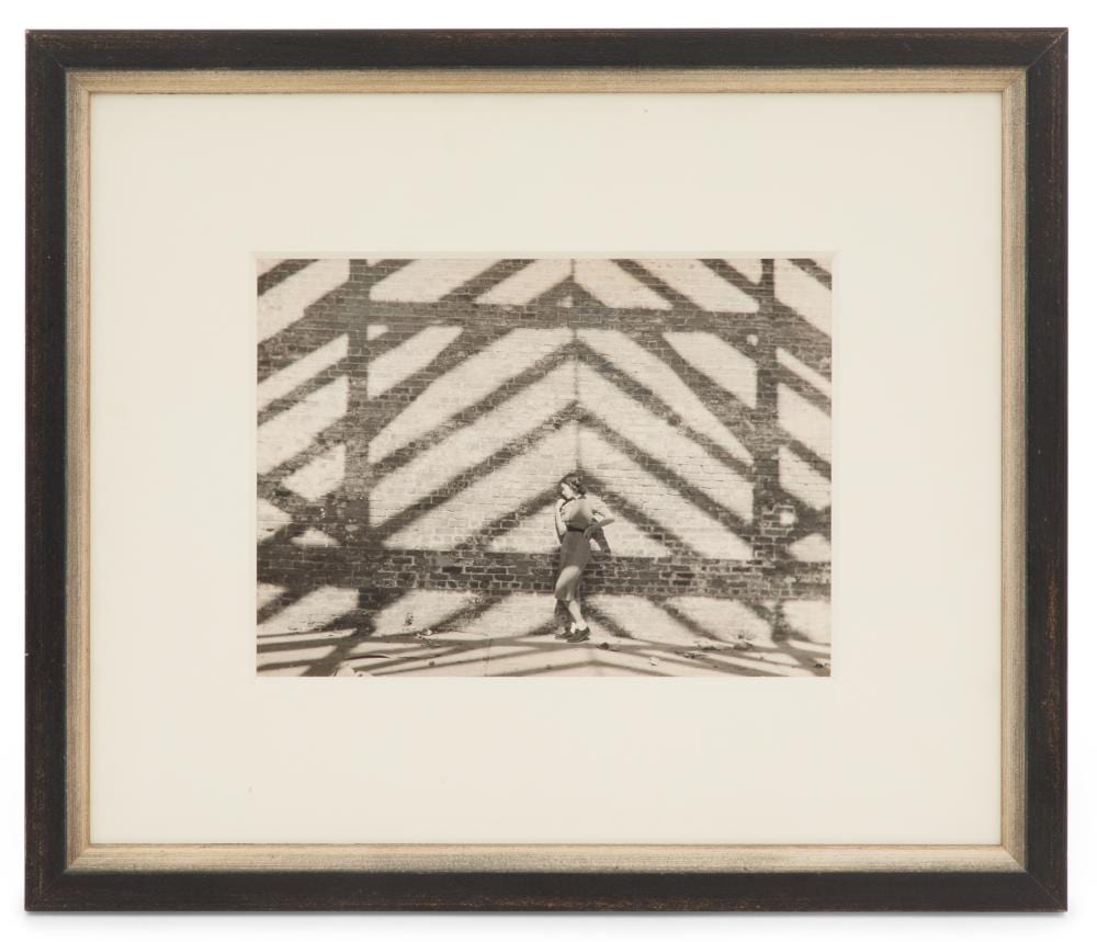 Clarence John Laughlin comparable auction result: clarence john laughlin american 1905 1985 brick wall beauty and strength portrait of dody weston thompson ca 1937 1940