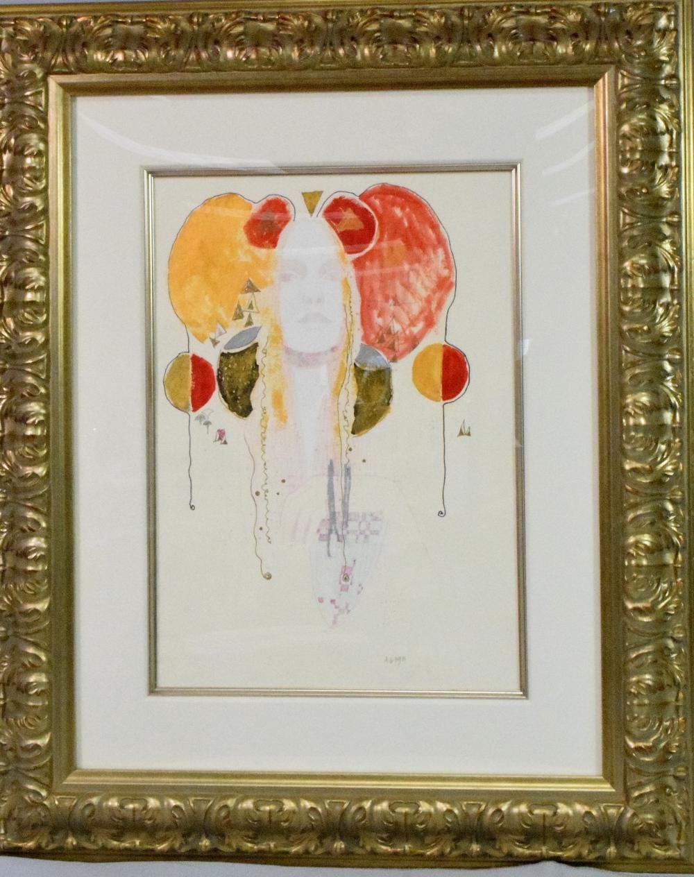 Felix Mas comparable auction result: felix mas born 1935 mixed media on paper