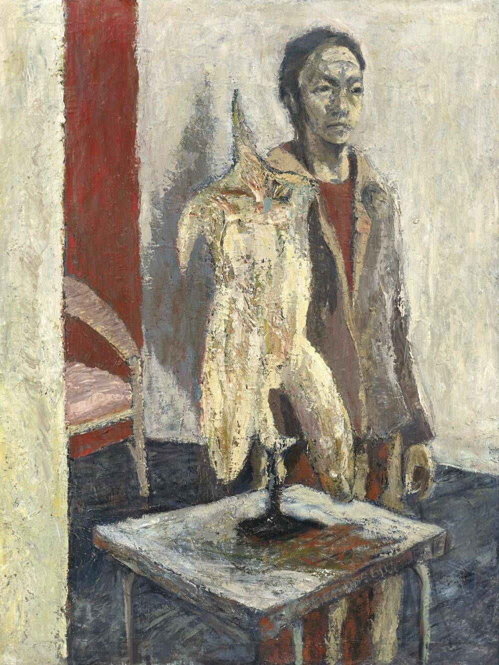 Anthonie Chong comparable auction result: anthonie chong b 1971 monumental series the loss soul 1995