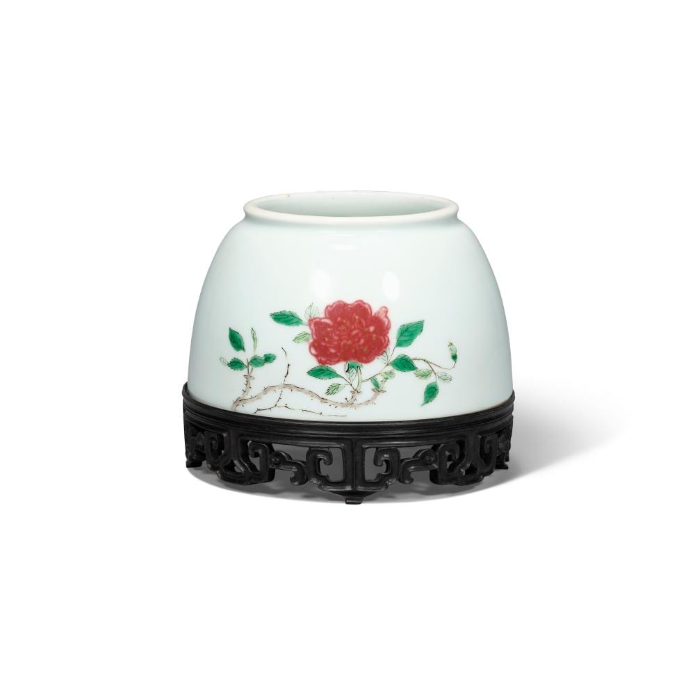 A Rare Enamelled And Copper-Red Decorated Water Pot, MATIZUN. KANGXI SIX-CH comparable sale